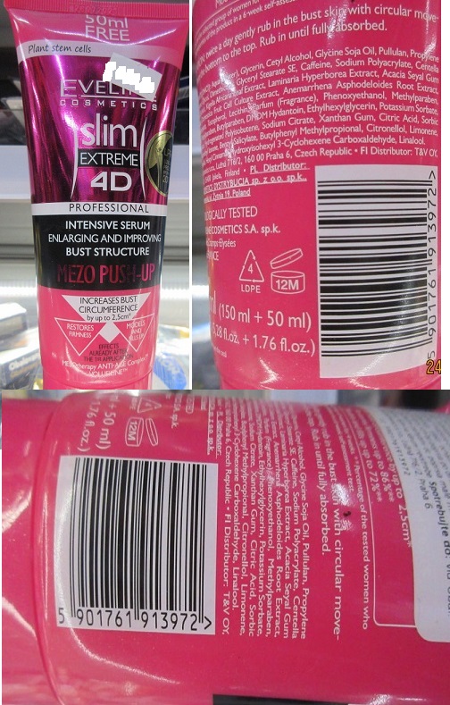 EVELINE COSMETICS, slim EXTREME 4 D, INTENSIVE SERUM