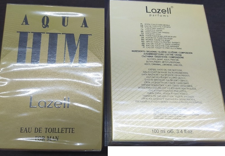 AQUA HIM, Lazell, EAU DE TOILETTE FOR MAN