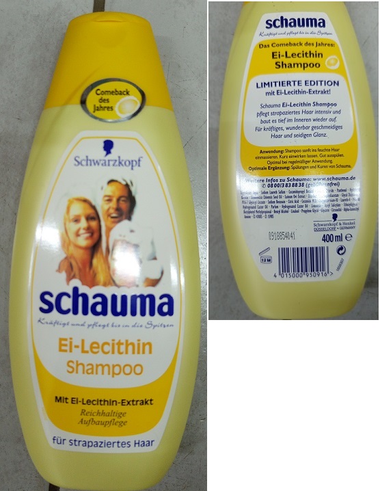 Schwarzkopf, schauma, Ei-Lecithin Shampoo číslo šarže/ sp. do: 0918854041, 1658307